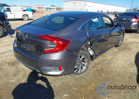 2016 Honda Civic Ex from USA, damaged, VIN 2HGFC2F78GH506152